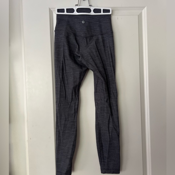 Lululemon Align Pant 25 inch inseam. Size 4. Color: heather grey textured knit - Picture 6 of 6